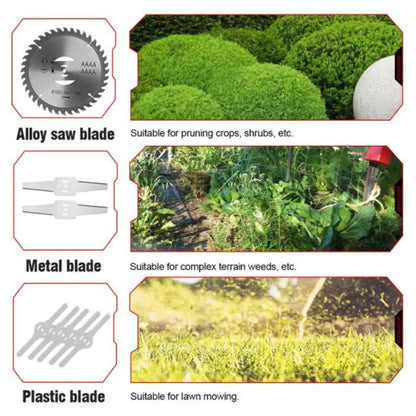 Zauryx G1 Grass Trimmer – Cordless Lawn Mower for Home Garden (FREE Battery & FastCharger)
