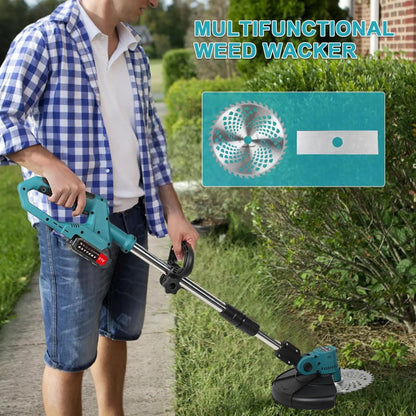 Zauryx G1 Grass Trimmer – Cordless Lawn Mower for Home Garden (FREE Battery & FastCharger)