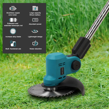 Zauryx G1 Grass Trimmer – Cordless Lawn Mower for Home Garden (FREE Battery & FastCharger)